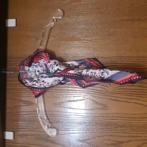 Ann taylor floral silk scarf